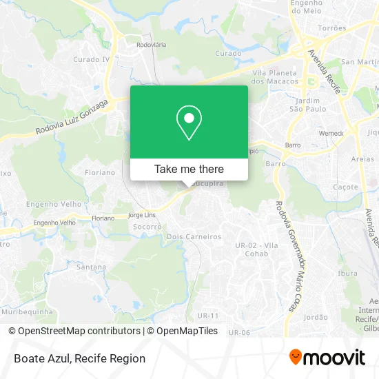 Boate Azul map
