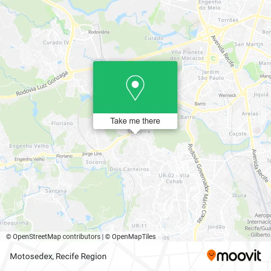 Motosedex map