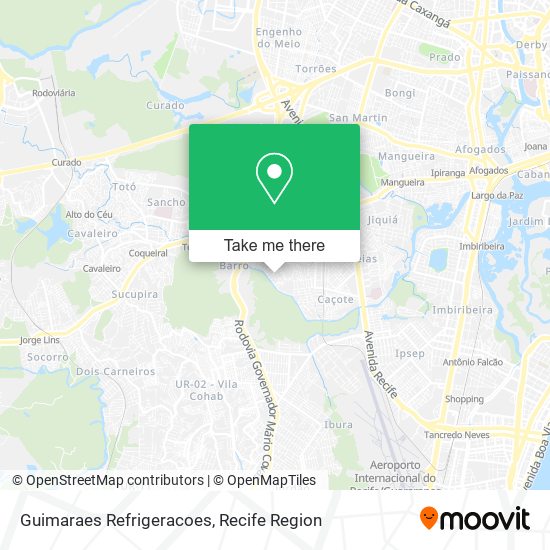 Mapa Guimaraes Refrigeracoes