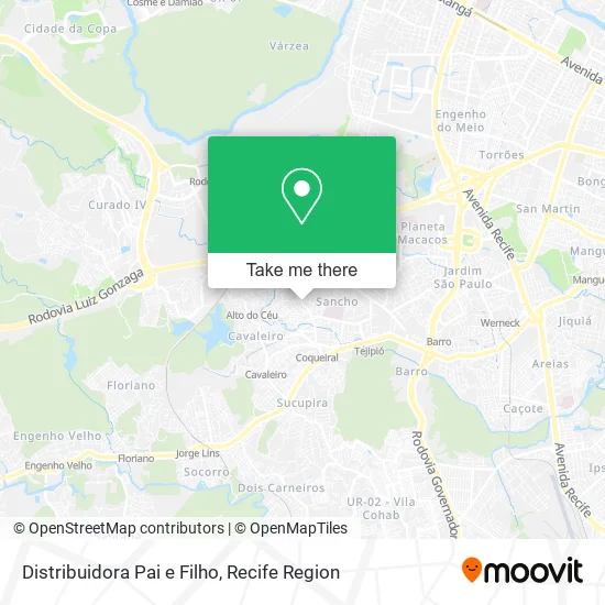 Distribuidora Pai e Filho map