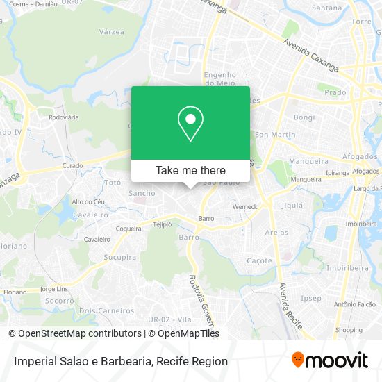 Imperial Salao e Barbearia map