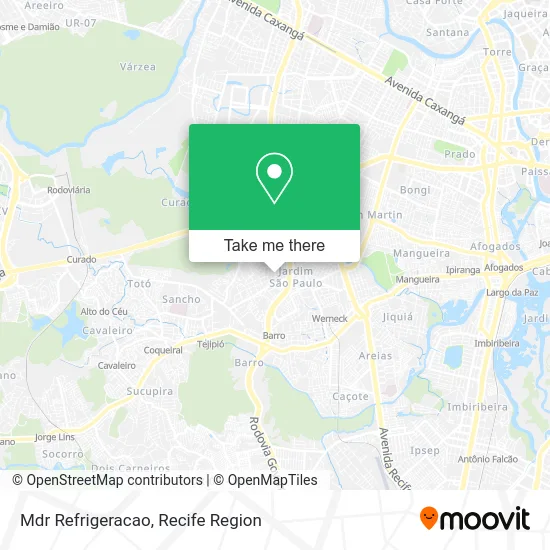 Mdr Refrigeracao map