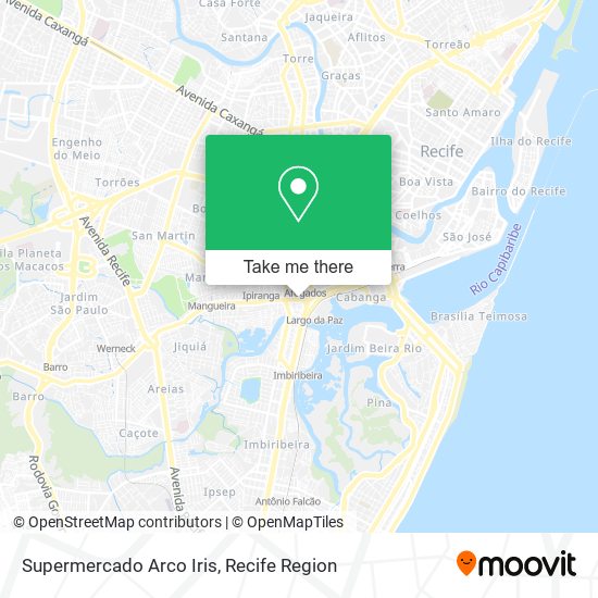 Supermercado Arco Iris map