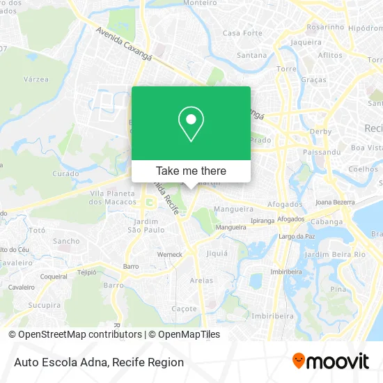 Auto Escola Adna map