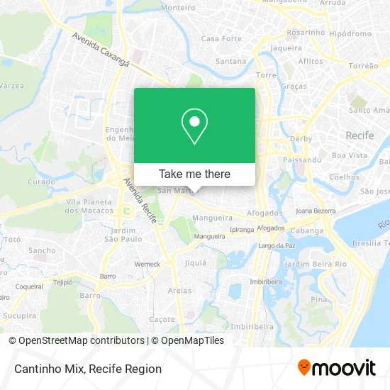 Cantinho Mix map