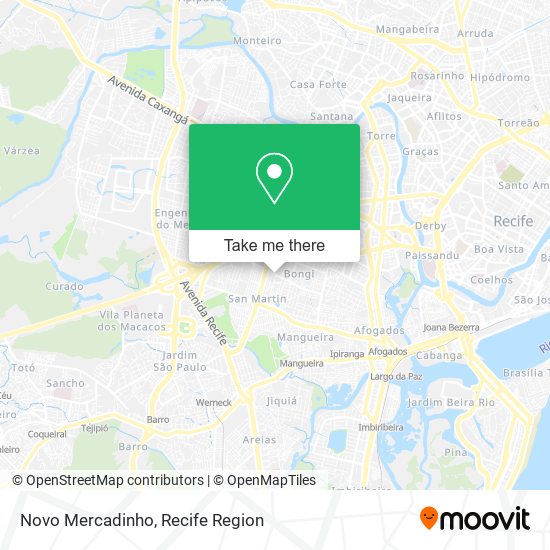 Novo Mercadinho map