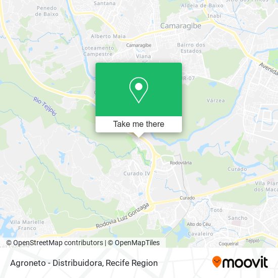 Agroneto - Distribuidora map