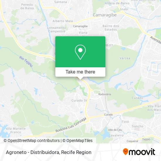 Agroneto - Distribuidora map