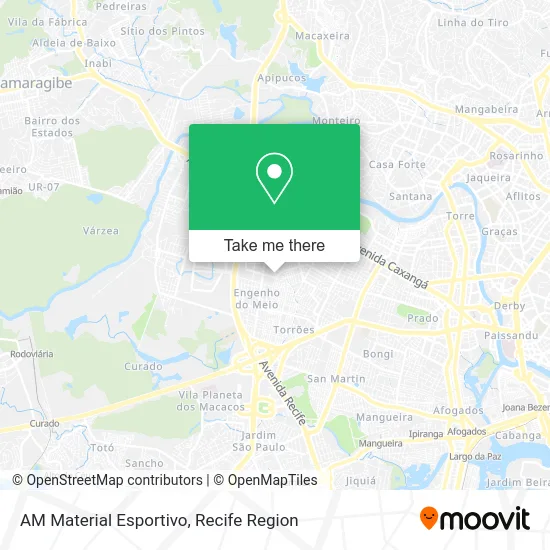 AM Material Esportivo map