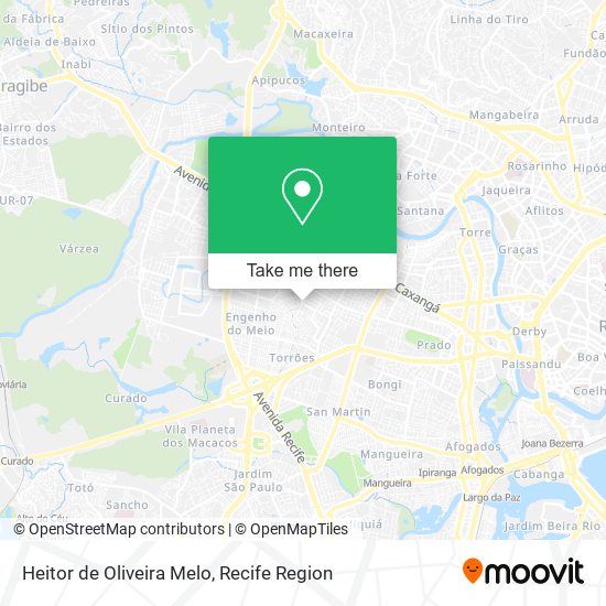 Heitor de Oliveira Melo map