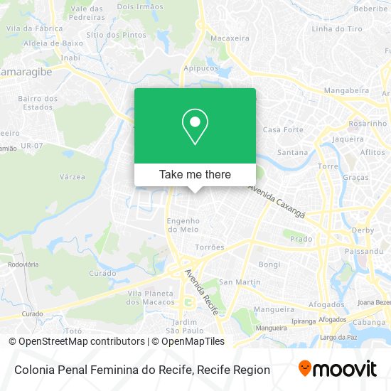 Colonia Penal Feminina do Recife map