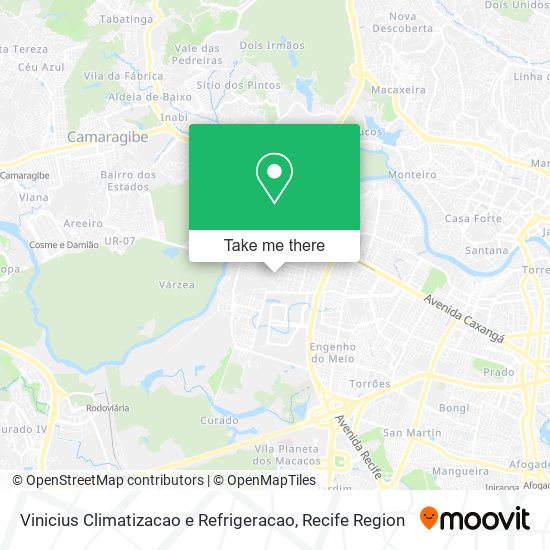Vinicius Climatizacao e Refrigeracao map