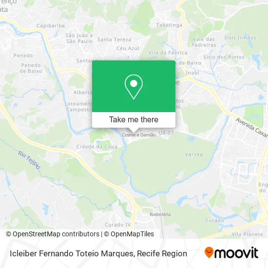 Icleiber Fernando Toteio Marques map