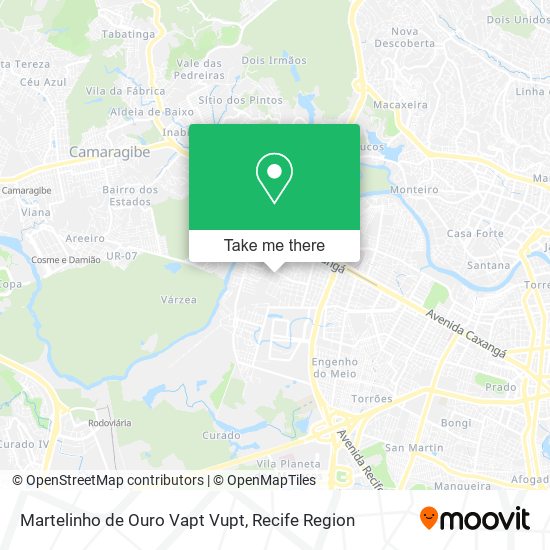 Martelinho de Ouro Vapt Vupt map