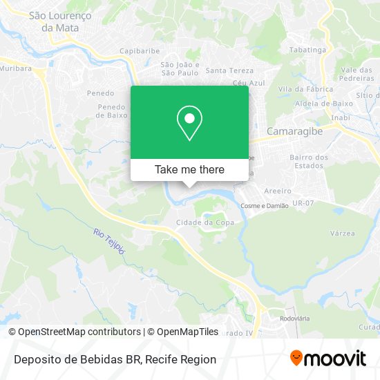 Mapa Deposito de Bebidas BR