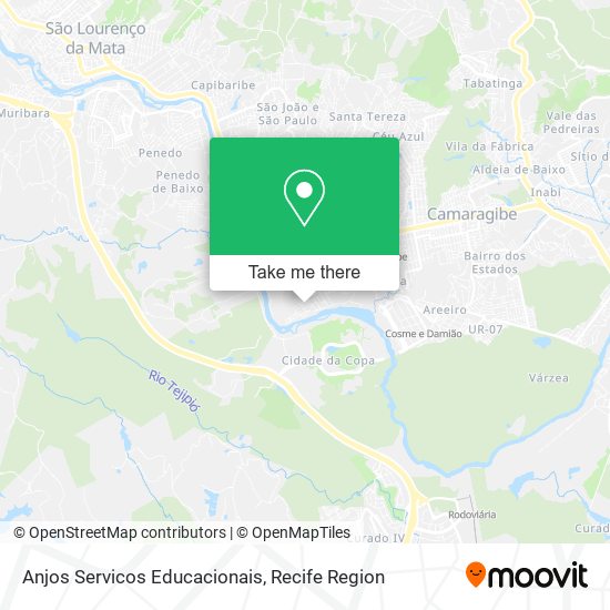 Mapa Anjos Servicos Educacionais