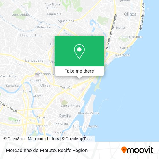 Mapa Mercadinho do Matuto