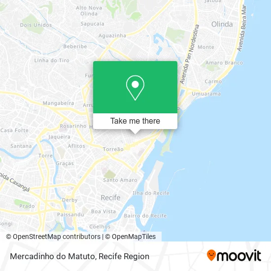Mercadinho do Matuto map