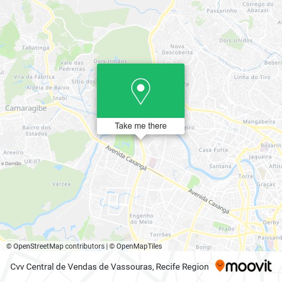 Cvv Central de Vendas de Vassouras map