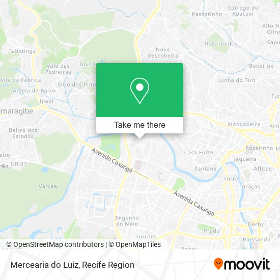 Mercearia do Luiz map