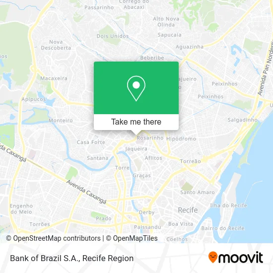 Banco do Brasil S.A. map