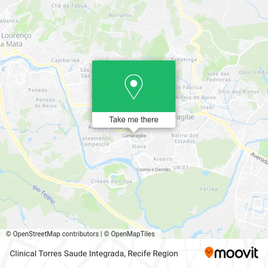 Clinical Torres Saude Integrada map