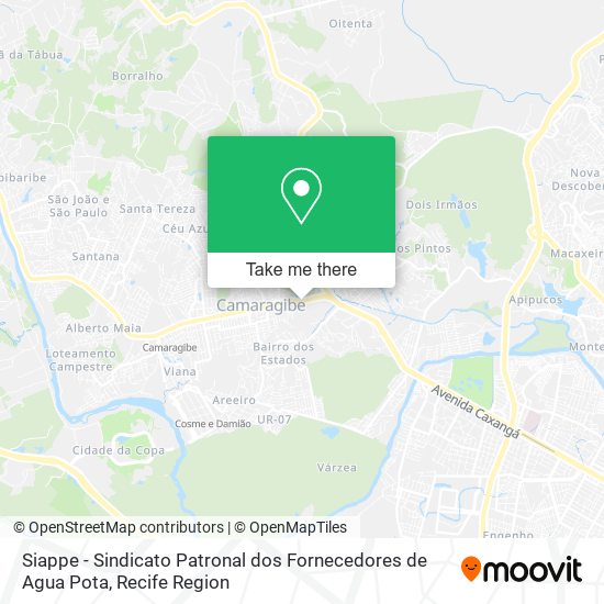 Siappe - Sindicato Patronal dos Fornecedores de Agua Pota map