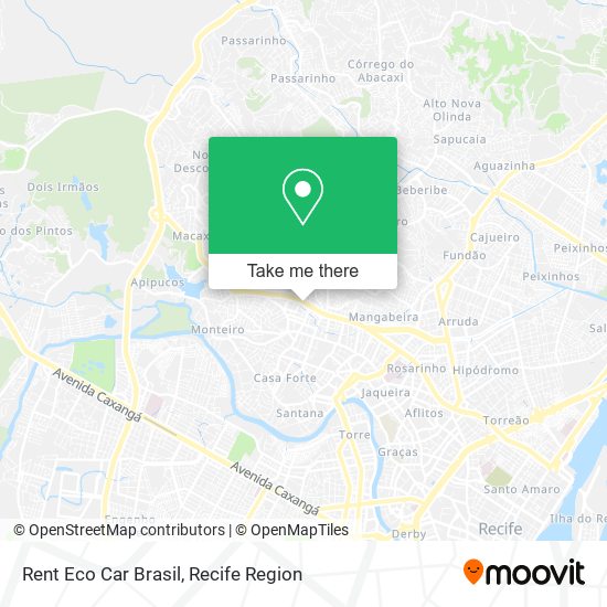 Rent Eco Car Brasil map