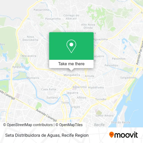 Seta Distribuidora de Aguas map