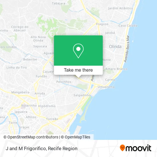 J and M Frigorifico map