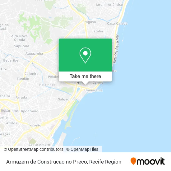 Armazem de Construcao no Preco map