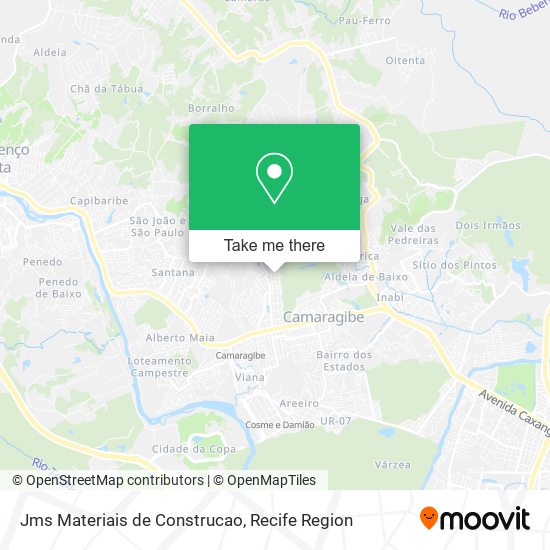 Jms Materiais de Construcao map