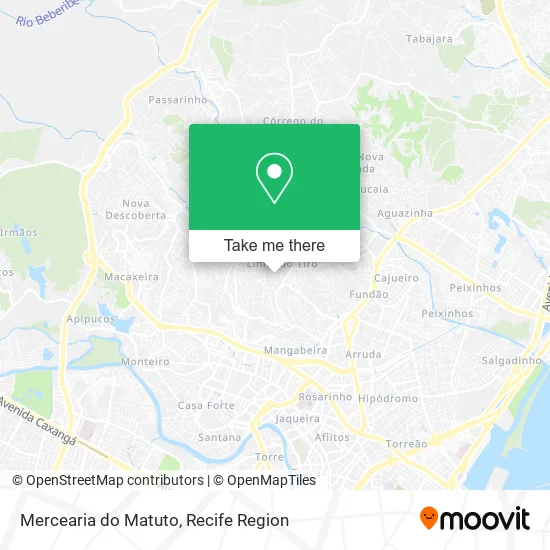 Mercearia do Matuto map