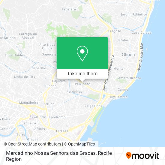 Mercadinho Nossa Senhora das Gracas map