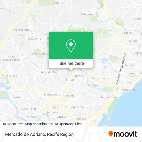 Mercado do Adriano map