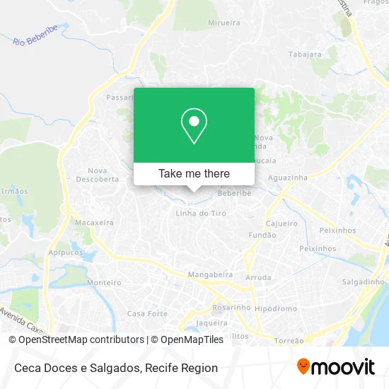 Ceca Doces e Salgados map