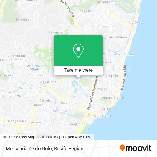 Mercearia Ze do Bolo map