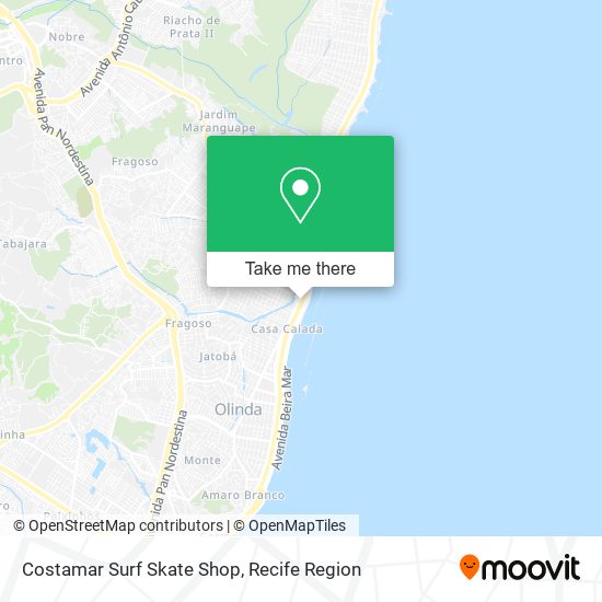 Costamar Surf Skate Shop map