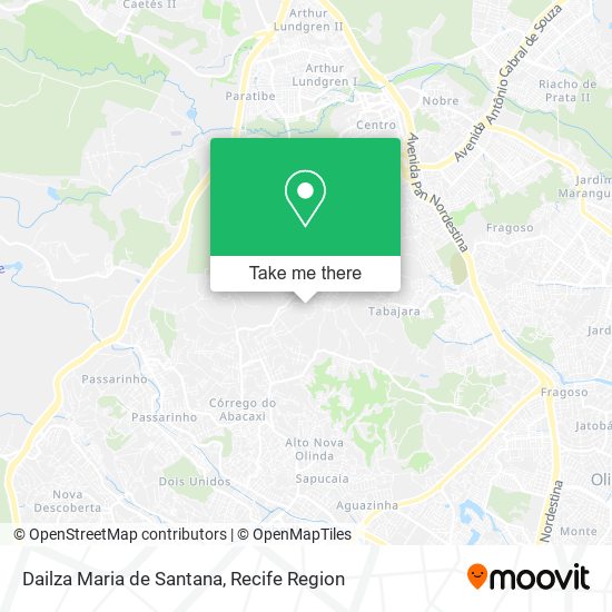 Dailza Maria de Santana map