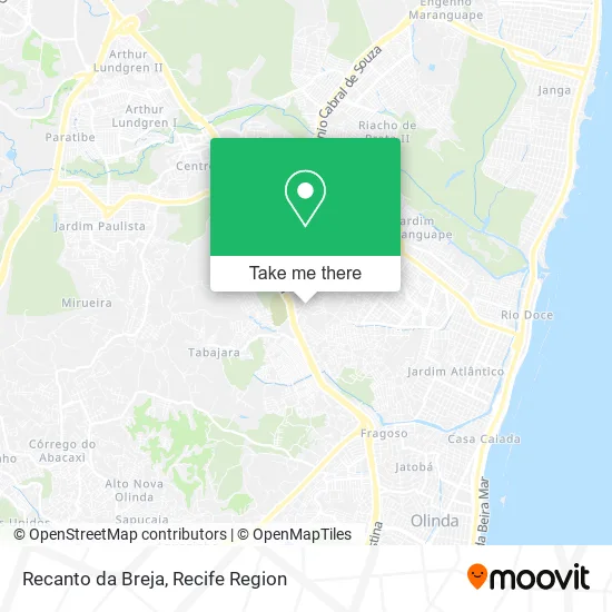 Recanto da Breja map