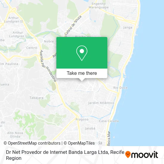 Dr Net Provedor de Internet Banda Larga Ltda map