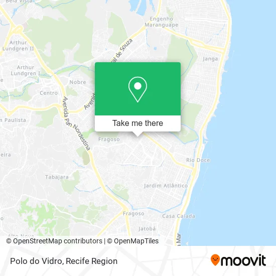 Polo do Vidro map