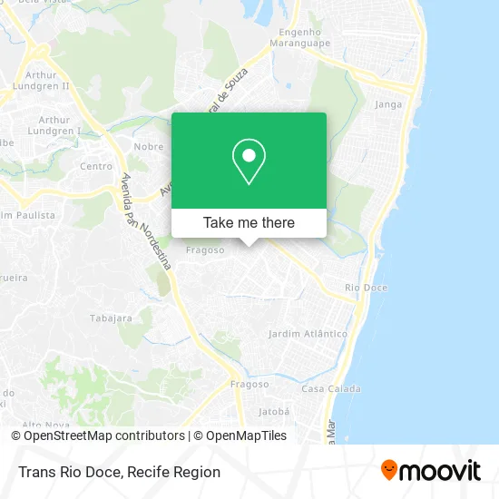 Trans Rio Doce map