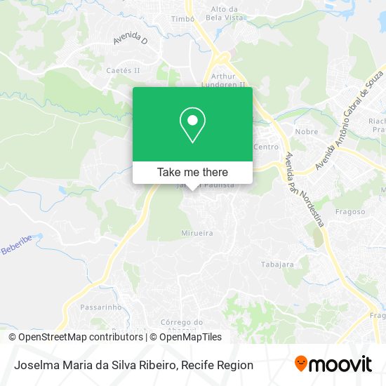 Joselma Maria da Silva Ribeiro map