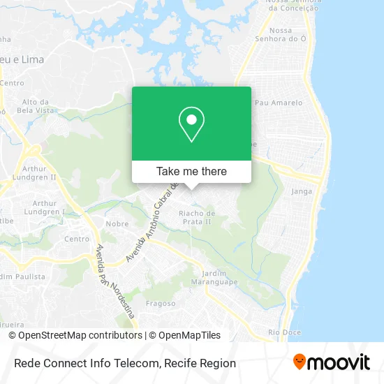 Rede Connect Info Telecom map