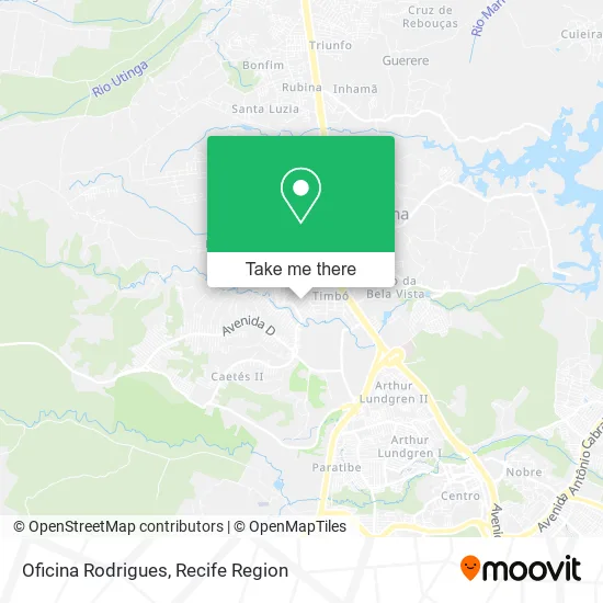 Oficina Rodrigues map