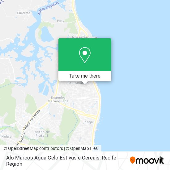 Alo Marcos Agua Gelo Estivas e Cereais map