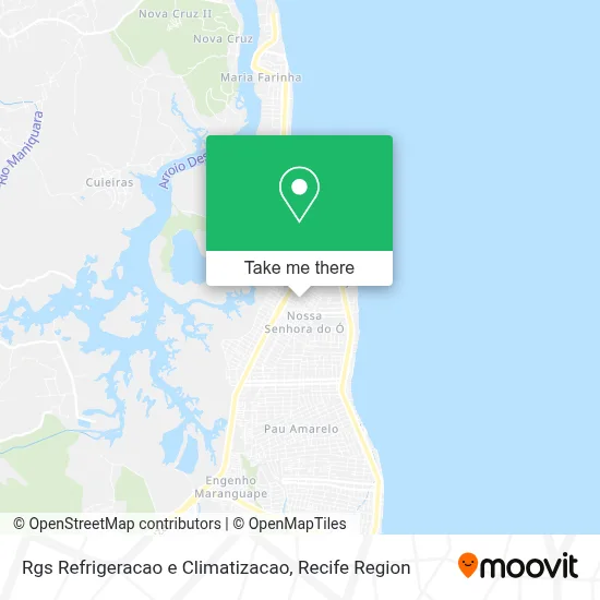 Rgs Refrigeracao e Climatizacao map