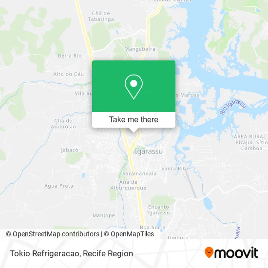 Tokio Refrigeracao map