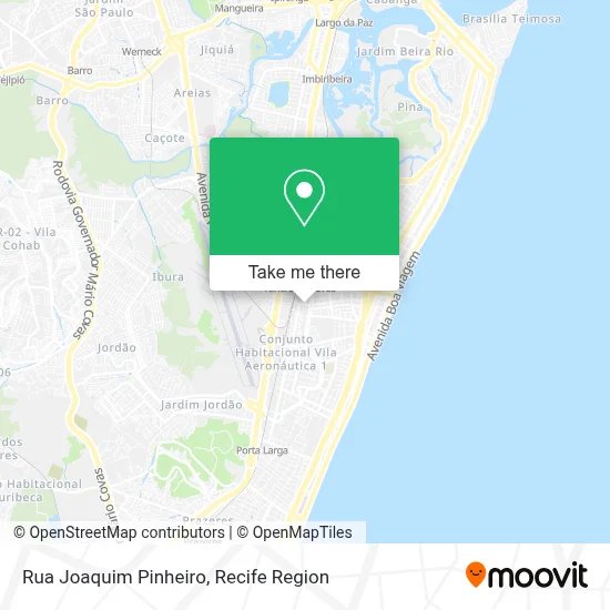 Rua Joaquim Pinheiro map